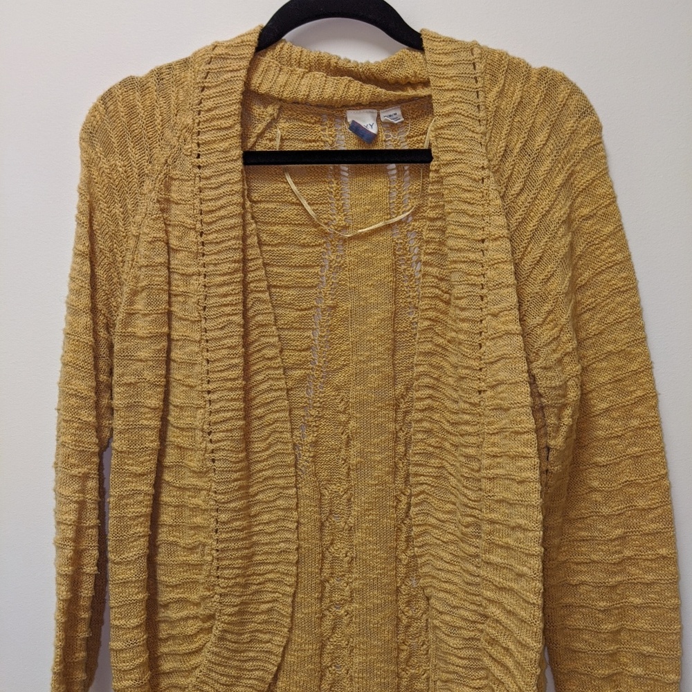 Roxy Chunky Knit Open Cardigan - Size M